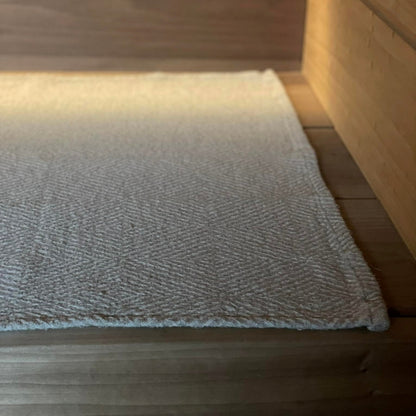 Sauna sædebetræk i hør - Beige